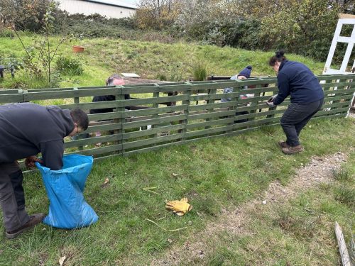 Everyone getting stuck in